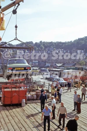 Ford Escort in Oban, Scotland 1973