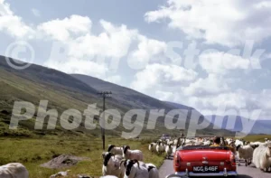 MGB in Glenshee, Scotland 1968