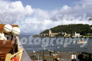On board MV Lochnevis, Oban 1969