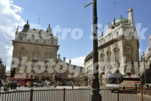 Piccadilly Circus, London 1989 - Vintage photo