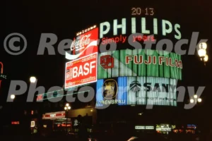 Piccadilly Circus, London 1985 - Vintage photo