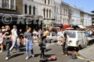Portobello Road, London 1980s - Vintage photo