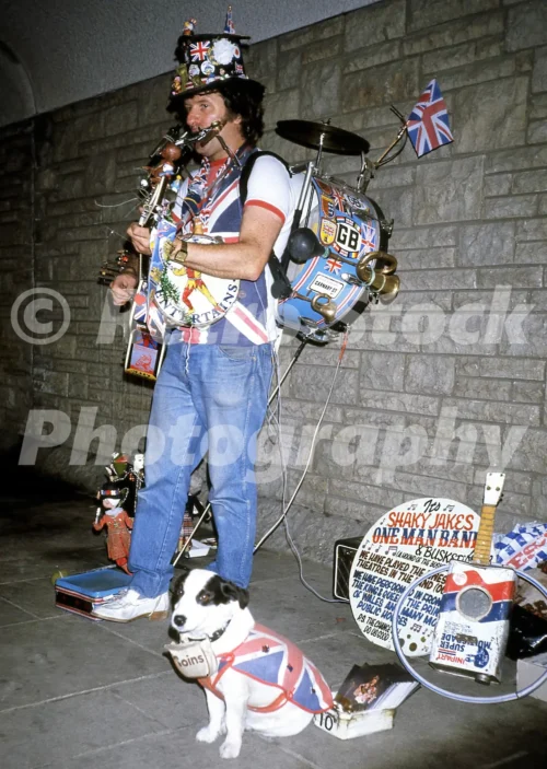 Shaky Jakes One Man Band, London 1985