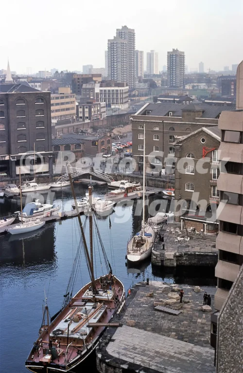 St Katherine Docks, London 1976