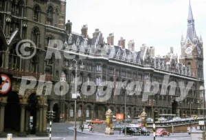 St Pancras Station, Euston Road 1973