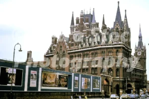 St Pancras Station, Euston Road 1973