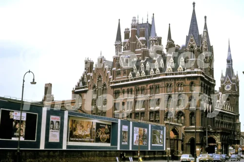 St Pancras Station, Euston Road 1973