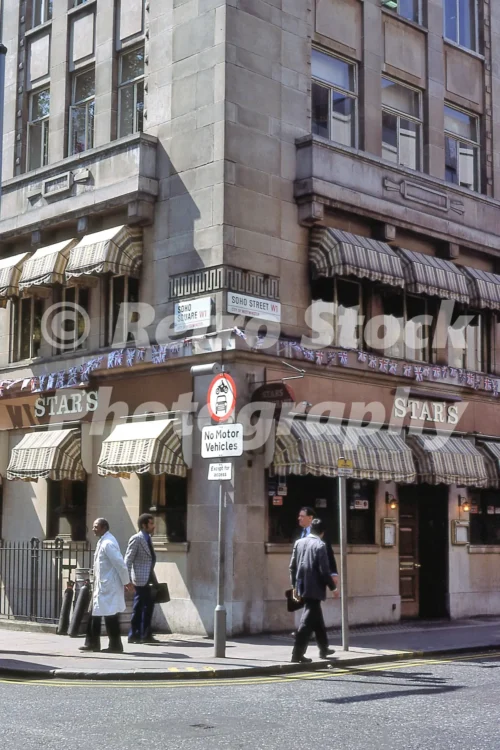 Star's Restaurant, Soho Square 1977
