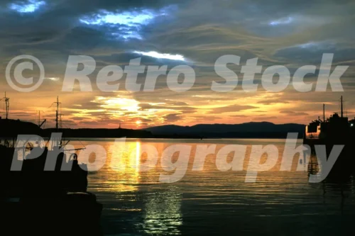 Sunset in Oban, Scotland 1973
