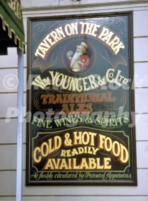 Tavern on the Park, De Vere Gardens 1986