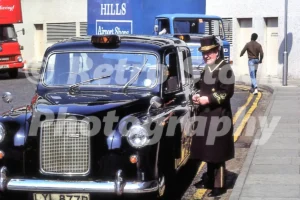 Taxi at Heathrow Airport 1977