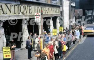 Antique Hypermarket, Kensington High Street 1971