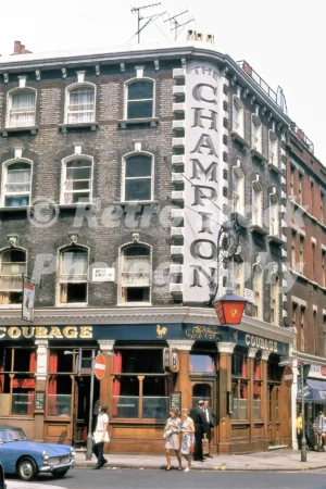The Champion, Wells Street, London 1971