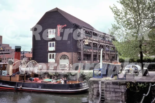 The Dickens Inn,  St Katharine Docks 1984