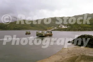 The Kylesku to Kylestrome ferry 1973