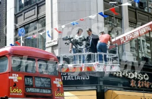 Royal Wedding preparation, The Strand 1981