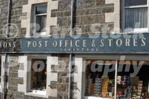 Tomintoul Post Office, Scotland 1977