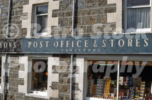 Tomintoul Post Office, Scotland 1977