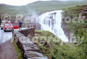 Waterfall in Glencoe 1970