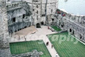 Caernarfon Castle, Wales 1978 - Vintage photo