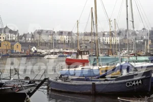 Caernarfon Harbour, Wales 1984 - Vintage photo