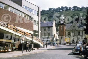 High Street, Bangor, Wales 1973 - Vintage photo
