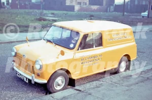 Austin Mini van seen in 1967