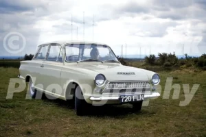 Ford Cortina Consul seen in 1963