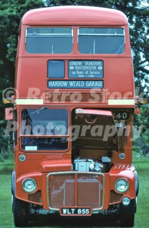 Routemaster WLT 855 seen in 1981