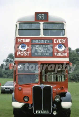 RT Bus FXT 288 seen in 1981