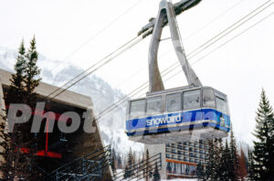 Aerial tram at Little Cottonwood Canyon, Utah 1982