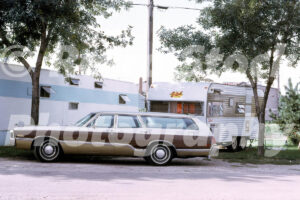 Camping with a Chrysler Town & Country 1970s