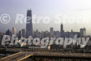 Chicago skyline 1968