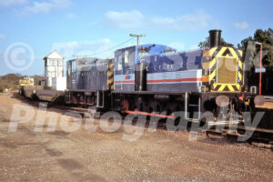 03079 and 03179 Sandown Station, Isle of Wight 1990