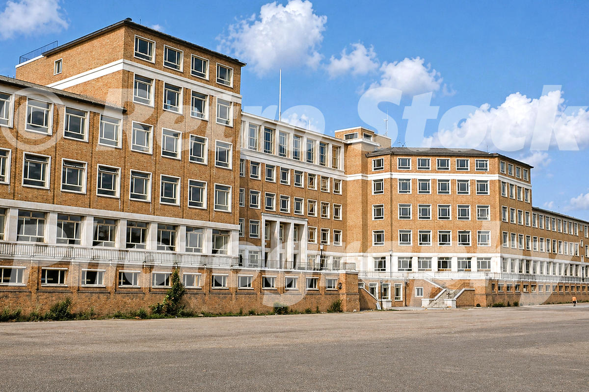1960s view of Croydon College on College Road in Croydon, showing the large brick post-war college building and open forecourt.