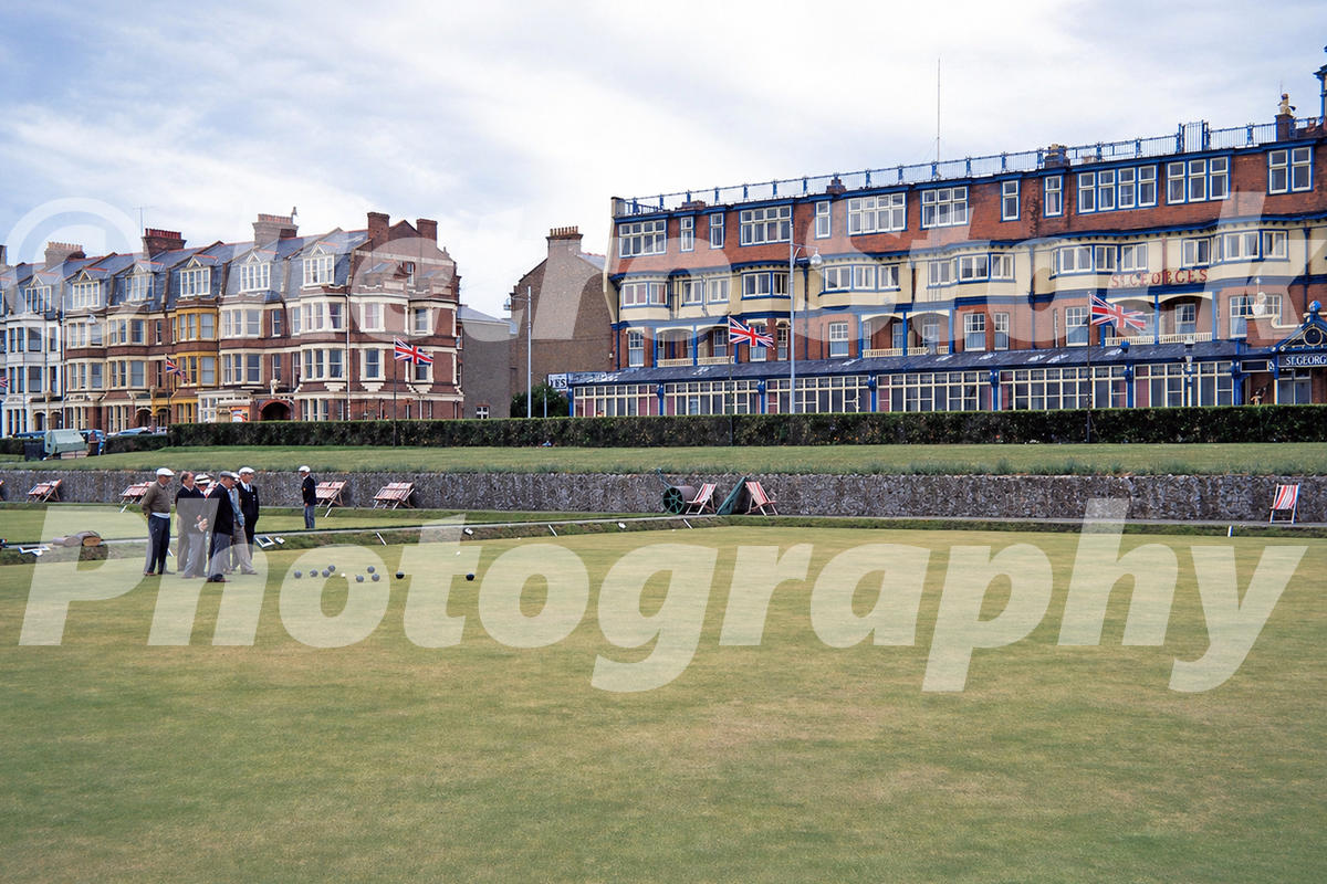 St George’s Hotel at Cliftonville in the 1950s showing the Butlins seafront hotel buildings before demolition