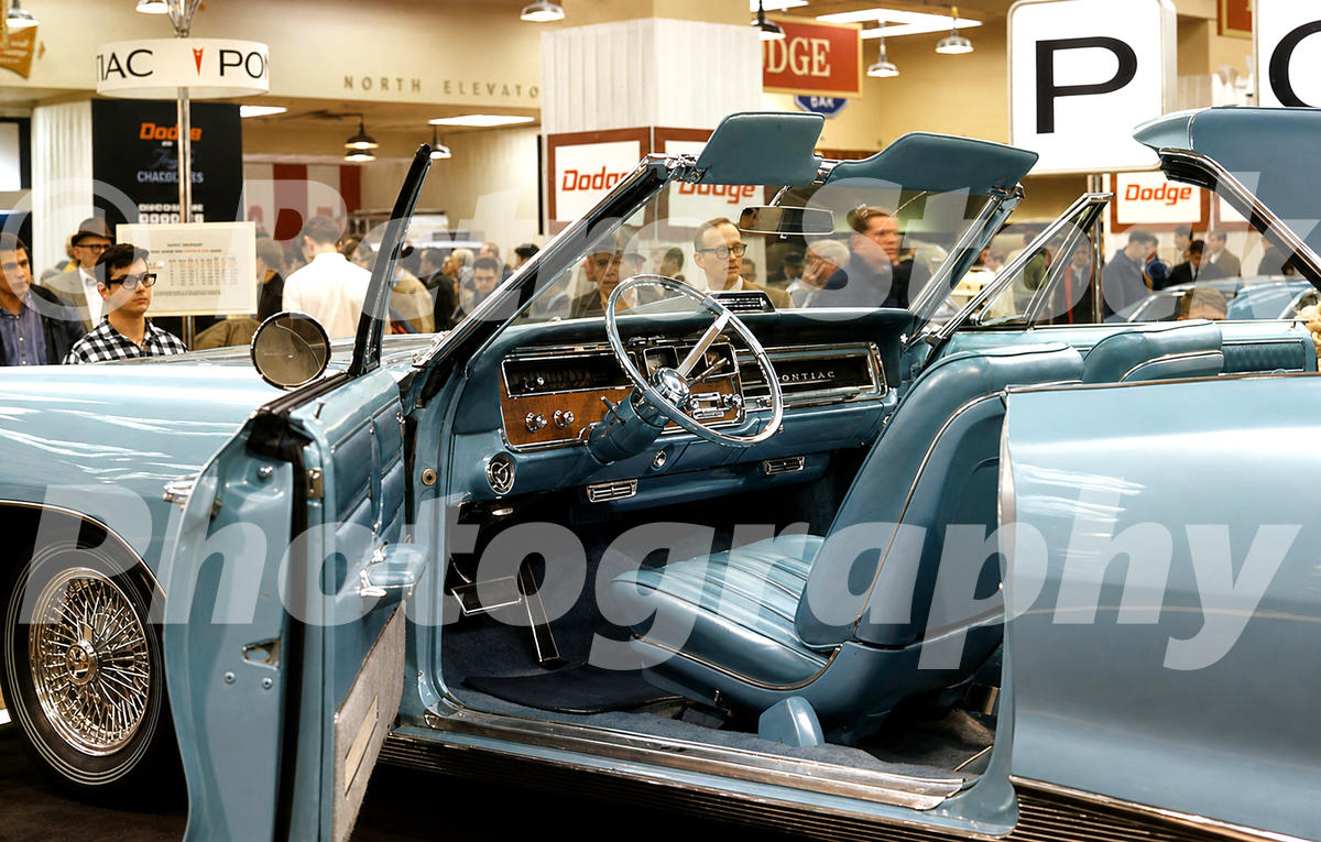 Pontiac Bonneville Convertible, New York Auto Show 1966